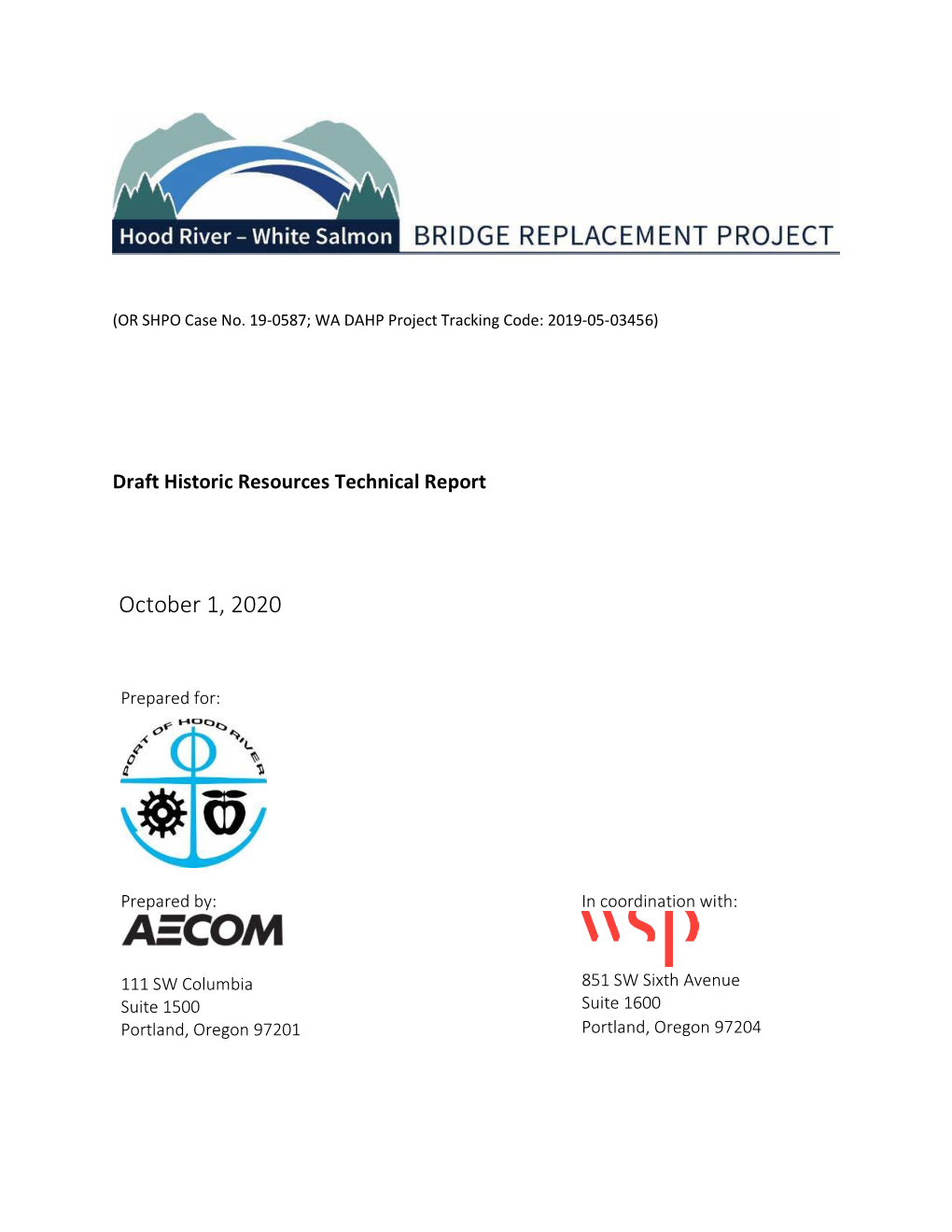 Hood River – White Salmon Interstate Bridge Replacement Project SDEIS