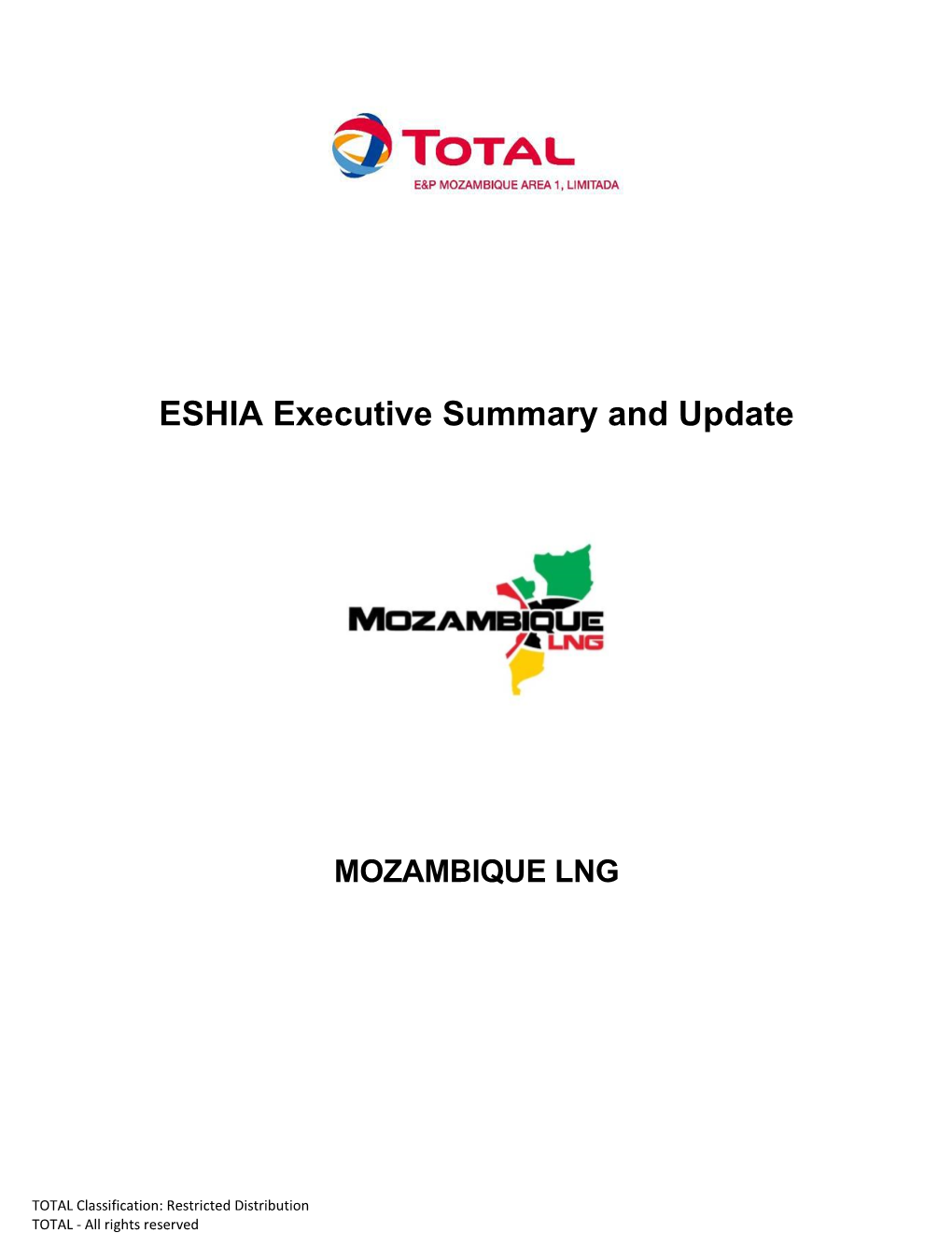 ESHIA Executive Summary and Update