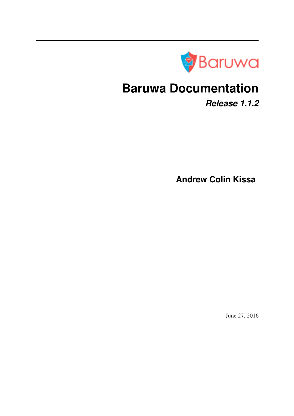 Baruwa Documentation Release 1.1.2