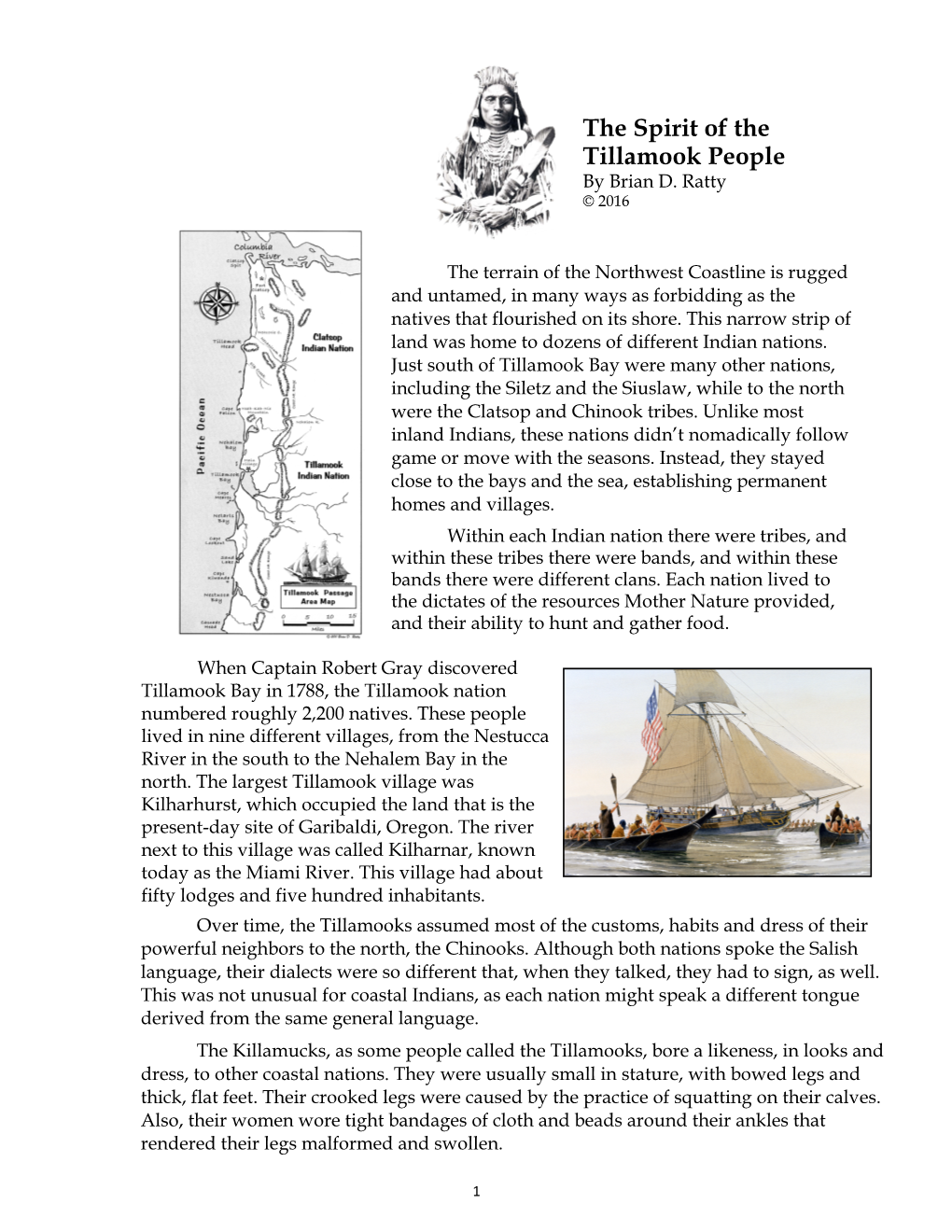 The Spirit of the Tillamook People by Brian D