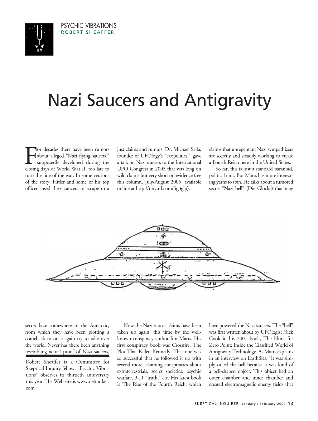 Nazi Saucers and Antigravity