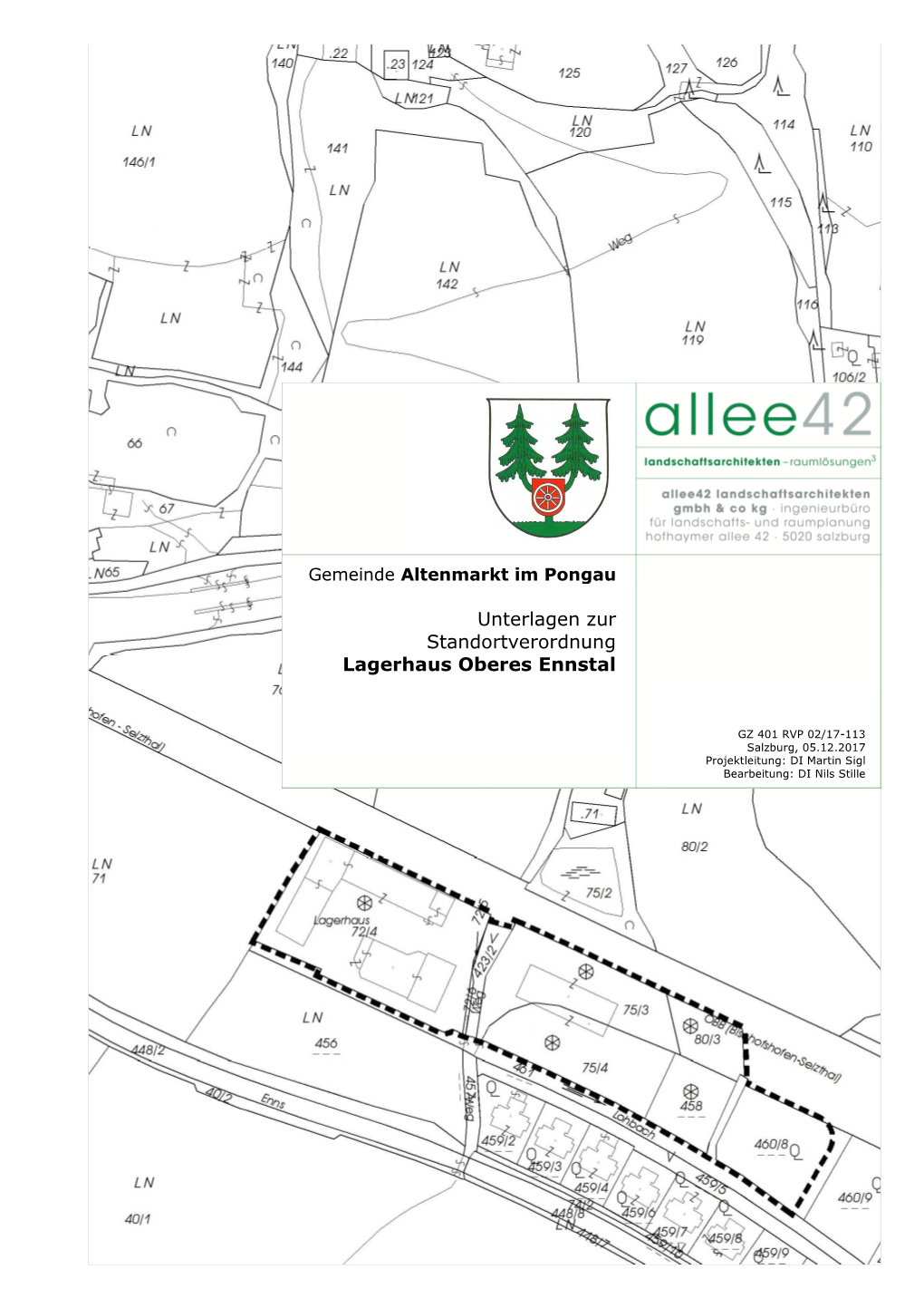 Altenmarkt Unterlagen Zur Standortveordnung Lagerhaus171205.Docx Allee 42 Landschaftsarchitekten