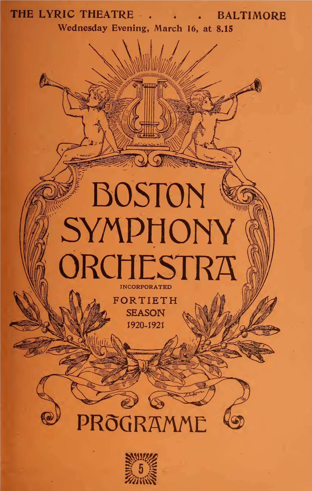 Boston Symphony Orchestra Concert Programs, Season 40,1920-1921, Trip