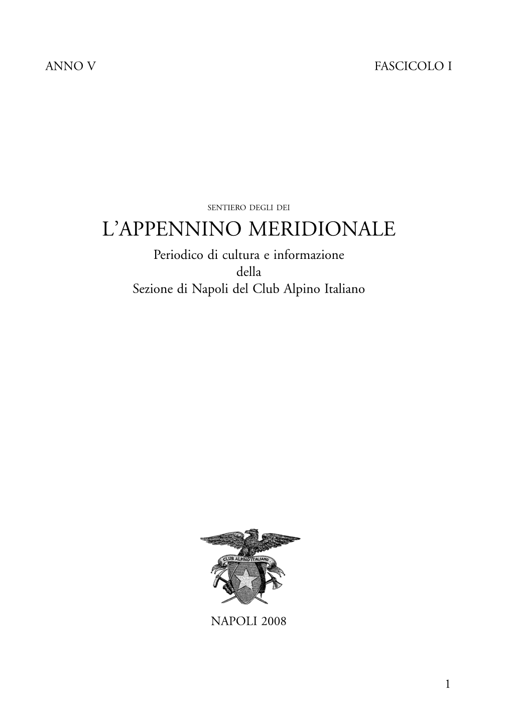 L'appennino Meridionale