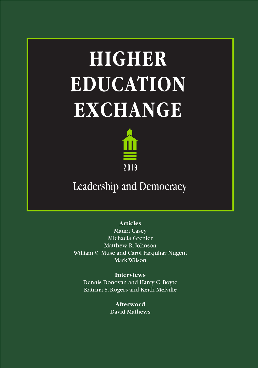 Higher Education Exchange