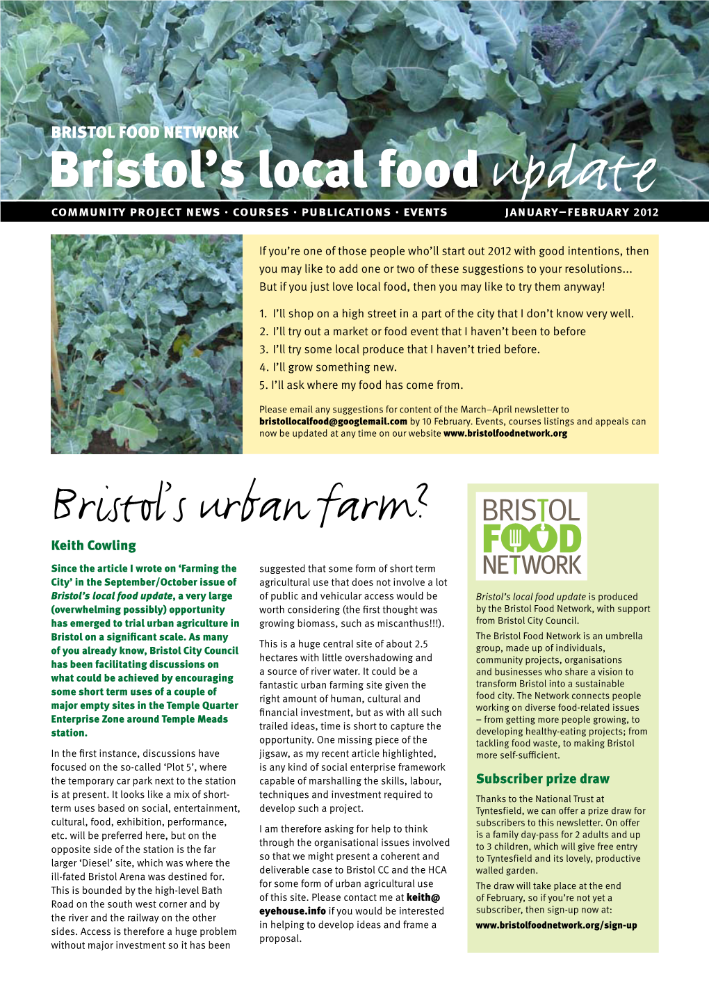 Bristol's Urban Farm?