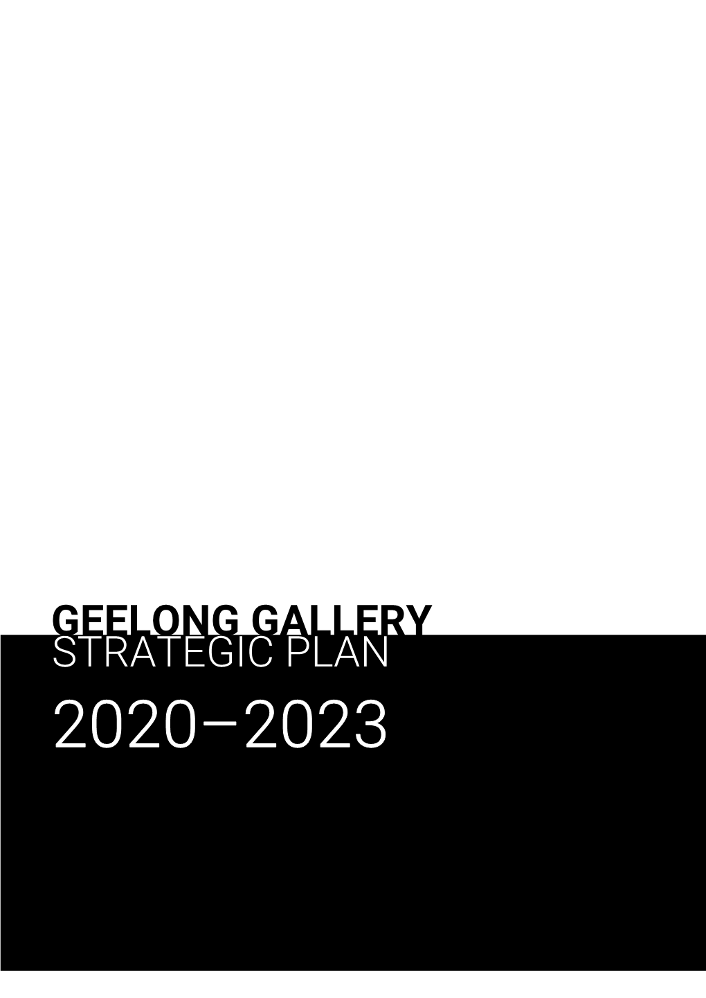 Strategic Plan Geelong Gallery