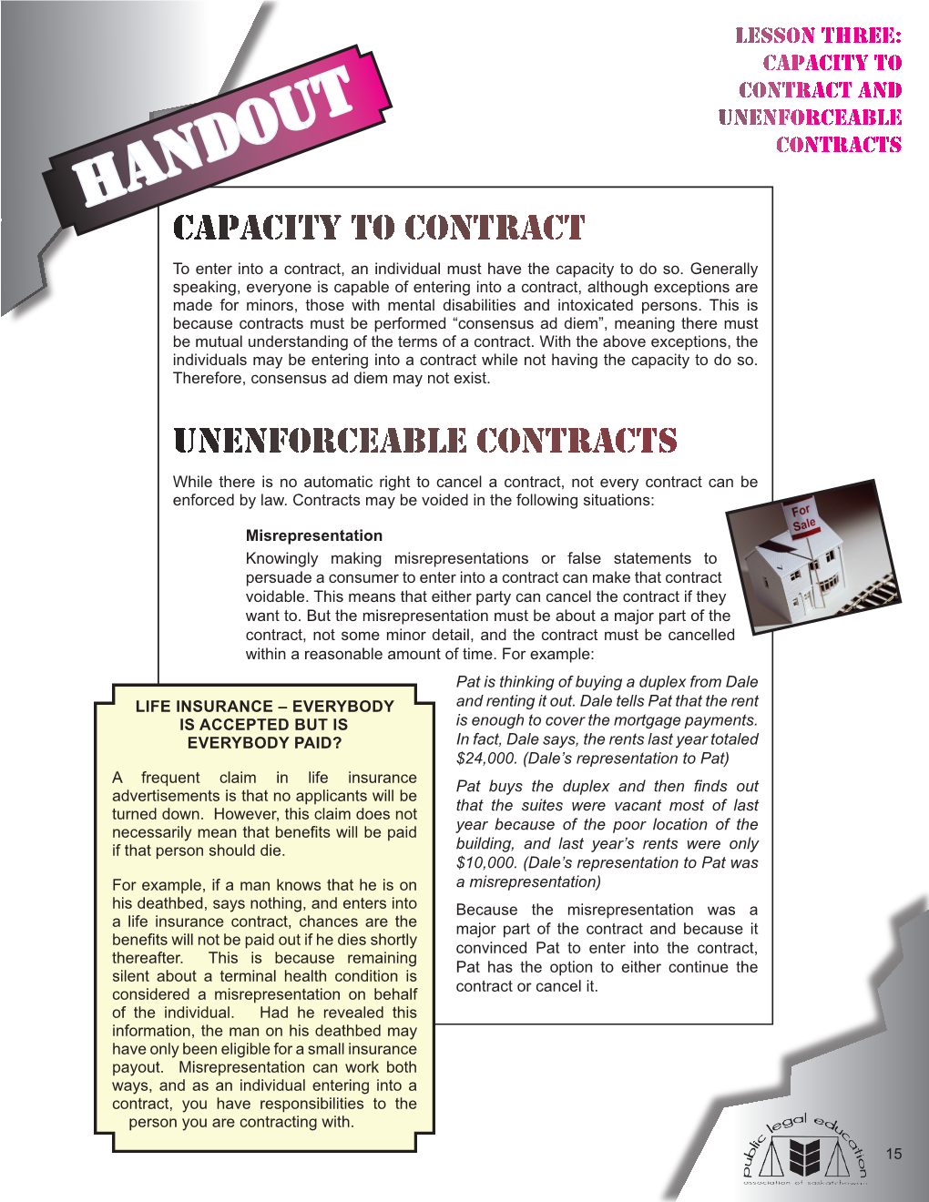Contract Law, Lesson 3