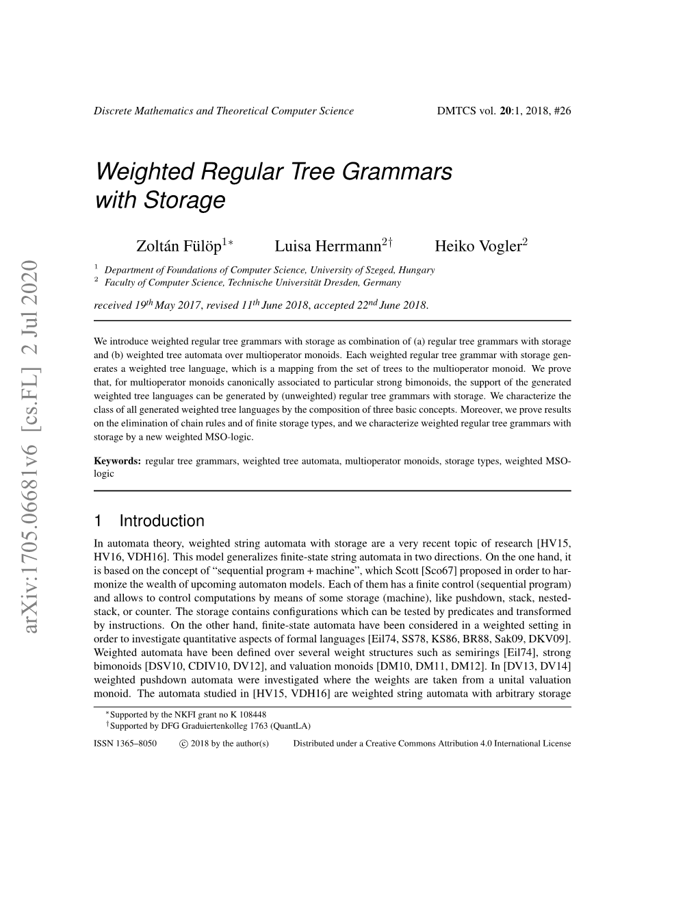 Weighted Regular Tree Grammars with Storage
