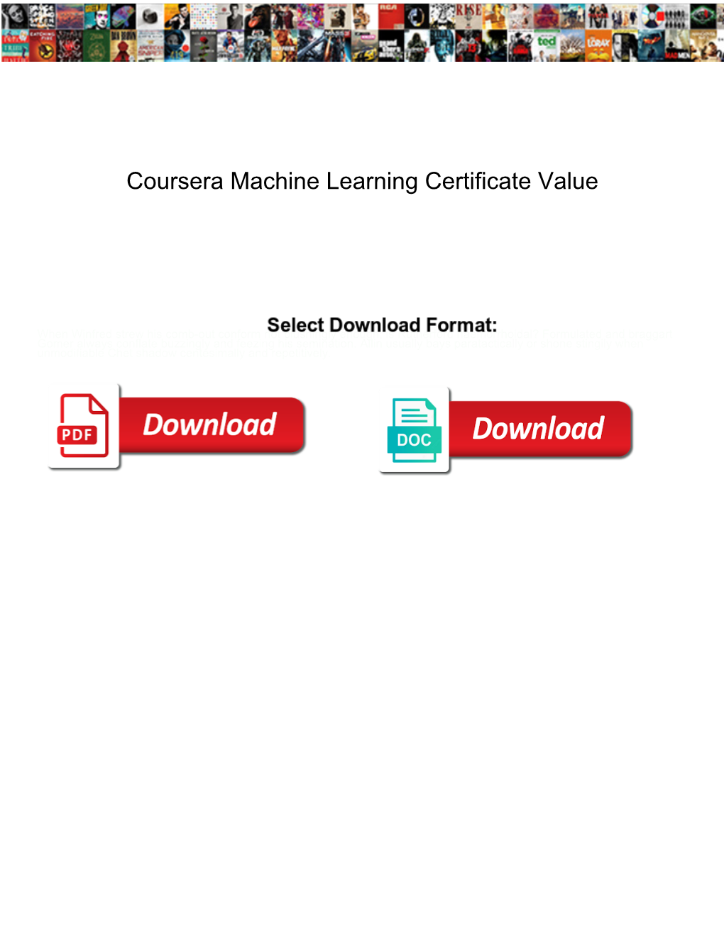 Coursera Machine Learning Certificate Value