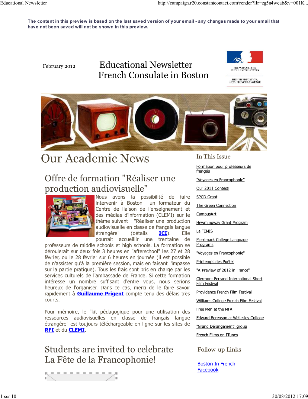 Educational Newsletter