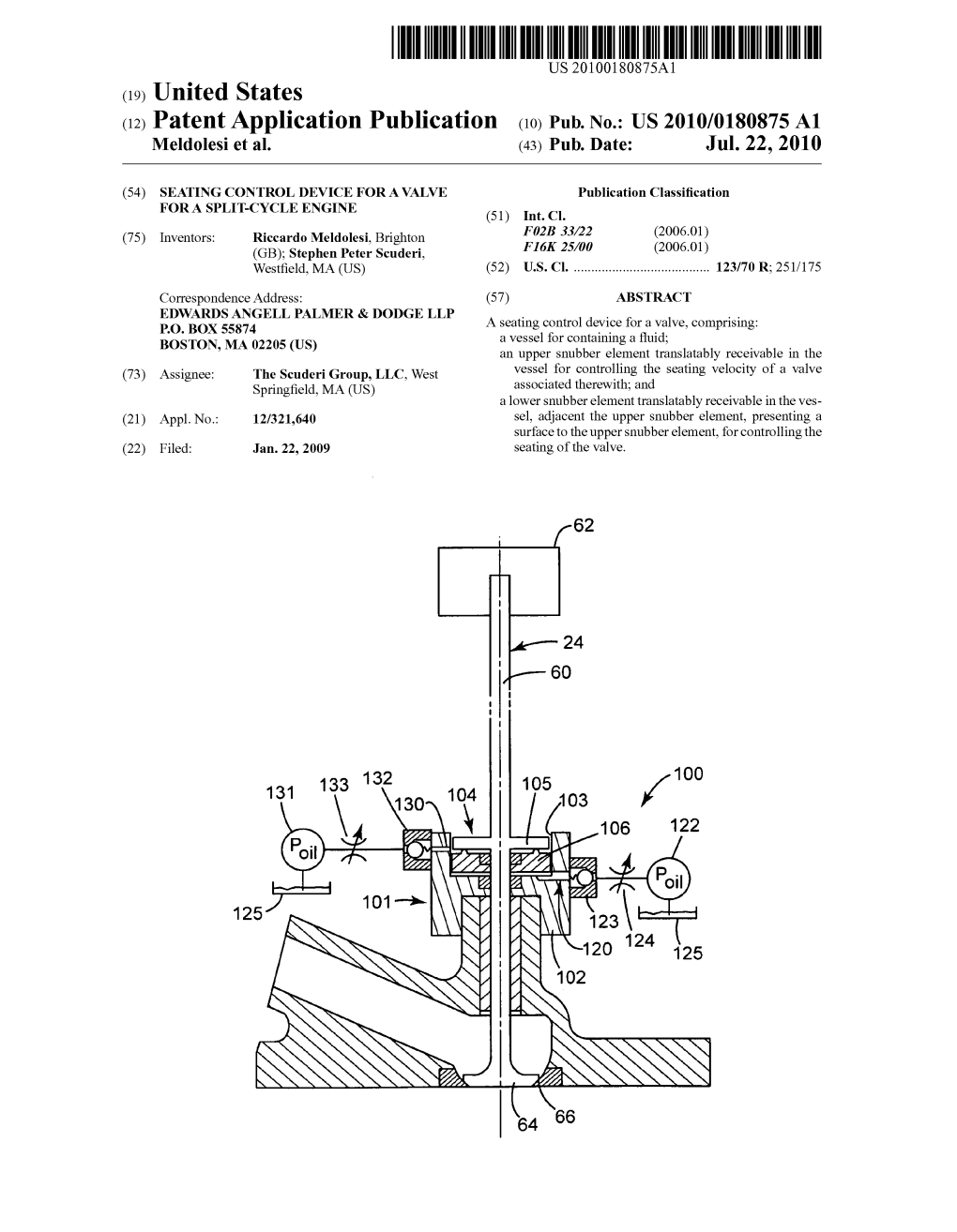 (12) Patent Application Publication (10) Pub. No.: US 2010/0180875 A1 Meldolesi Et Al