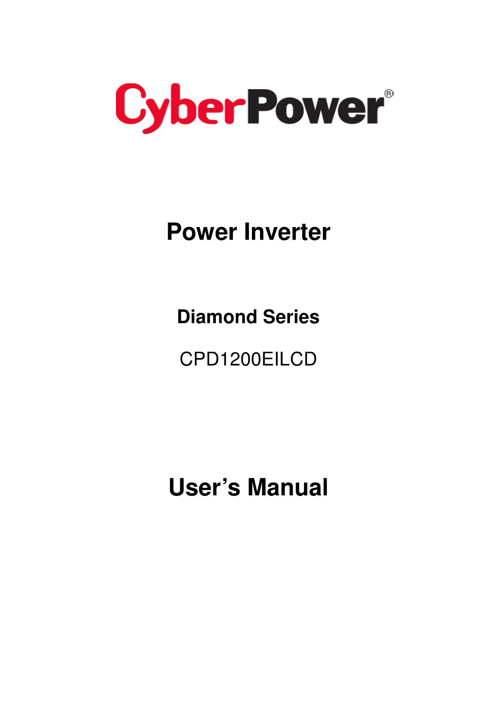 Power Inverter User's Manual