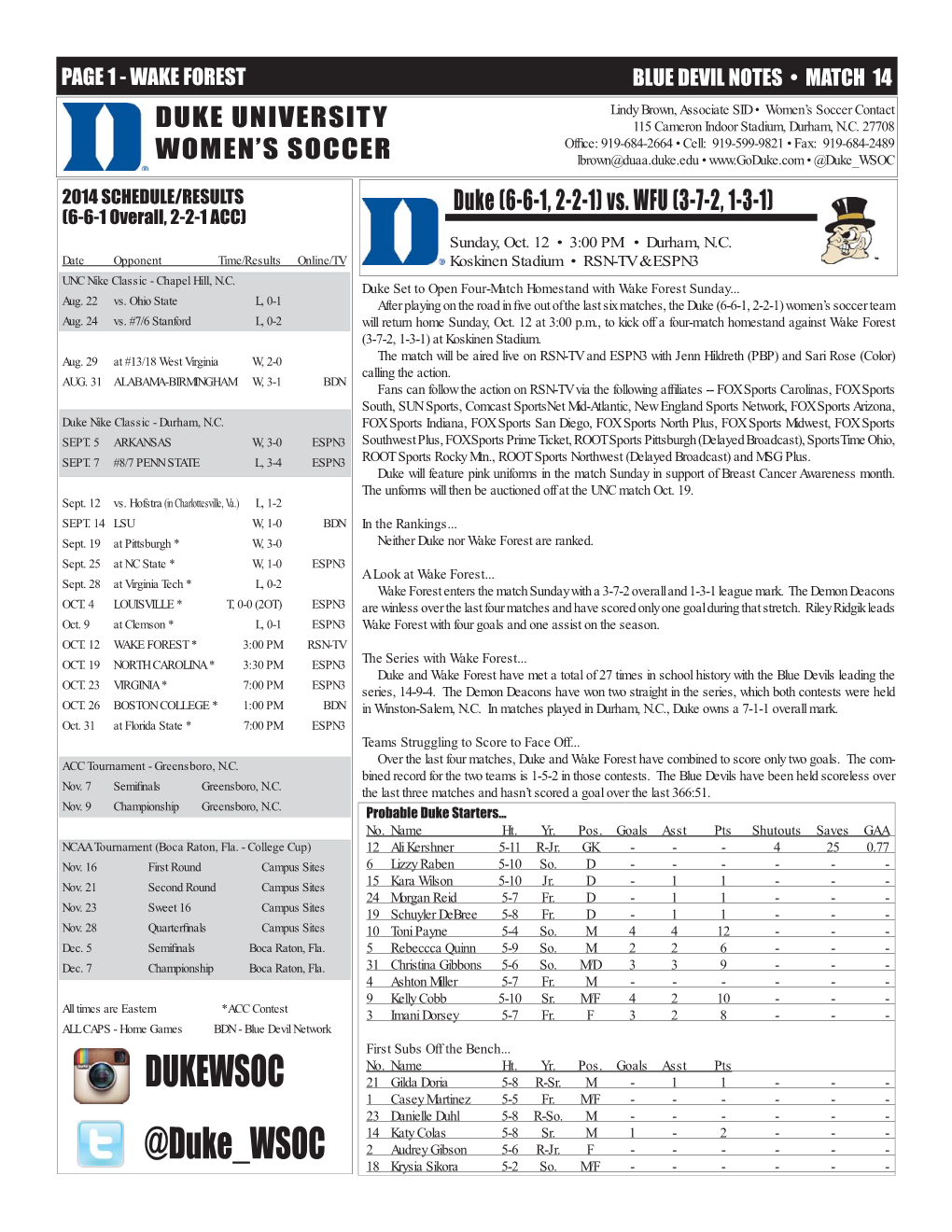 WS-Game Notes