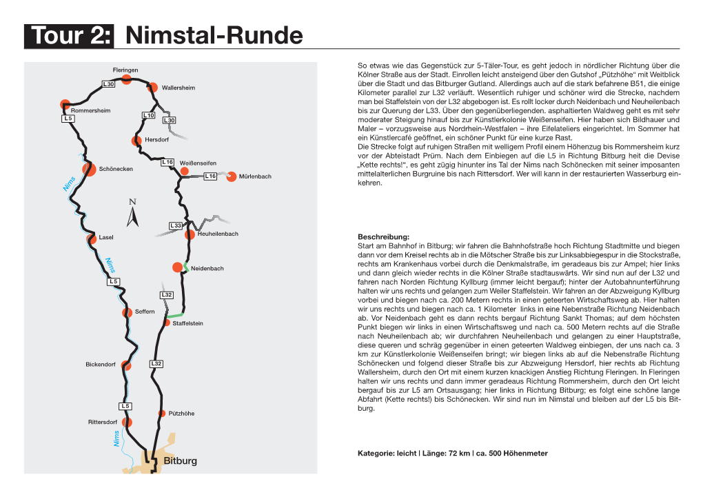 Tour 2: Nimstal-Runde