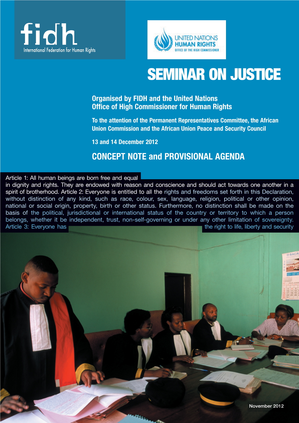 Seminar on Justice