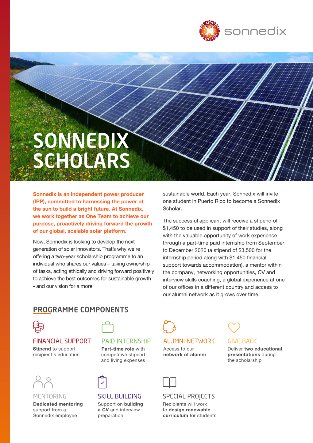 Sonnedix Scholars