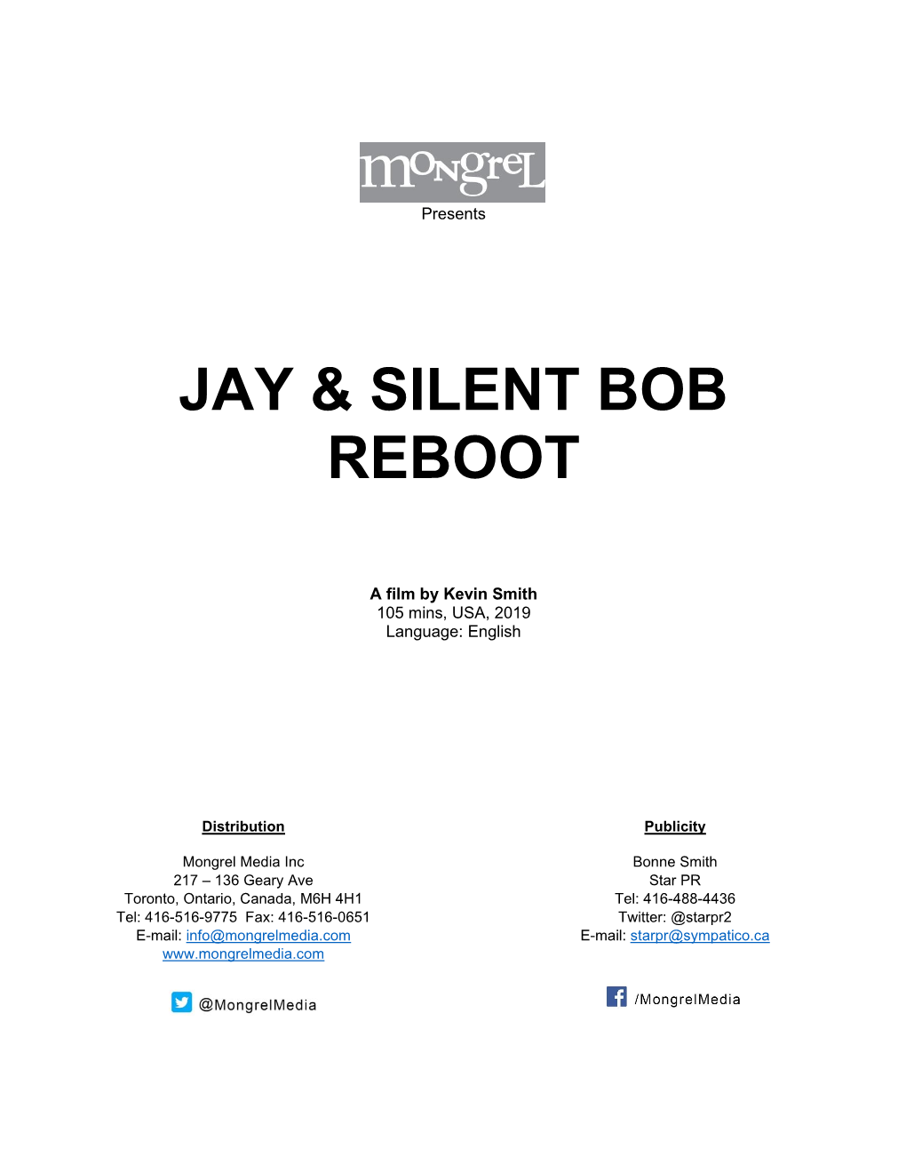 Jay & Silent Bob Reboot