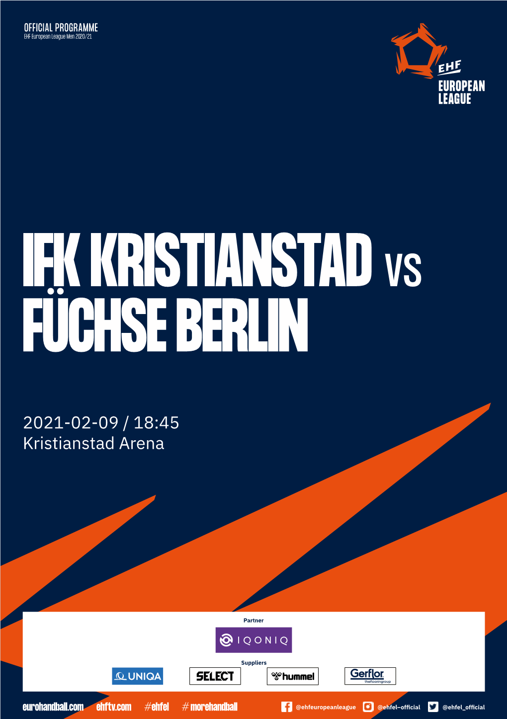 IFK KRISTIANSTAD Vs FÜCHSE BERLIN