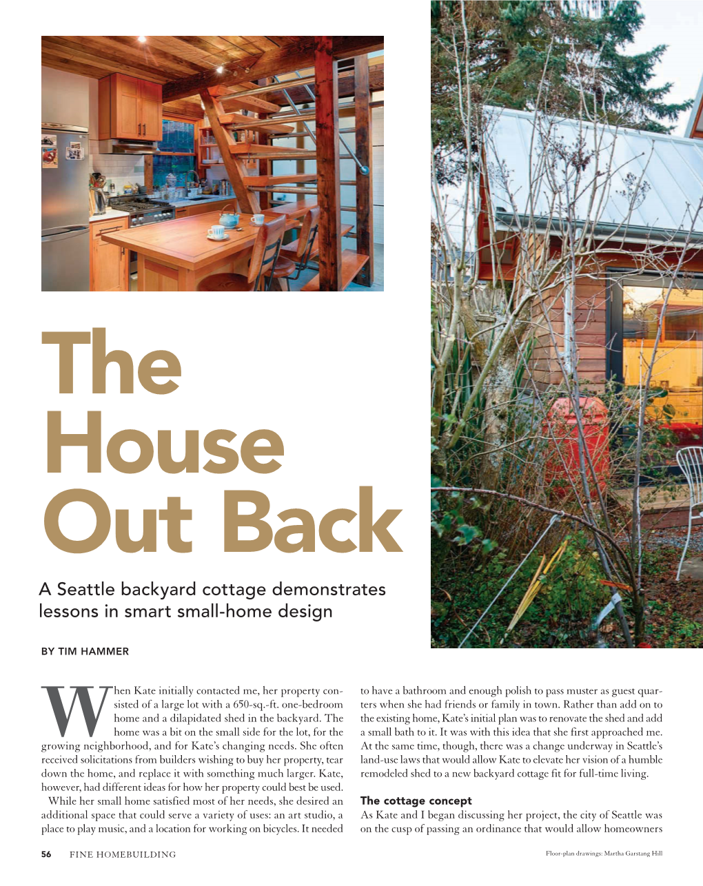 A Seattle Backyard Cottage Demonstrates Lessons in Smart Small-Home Design