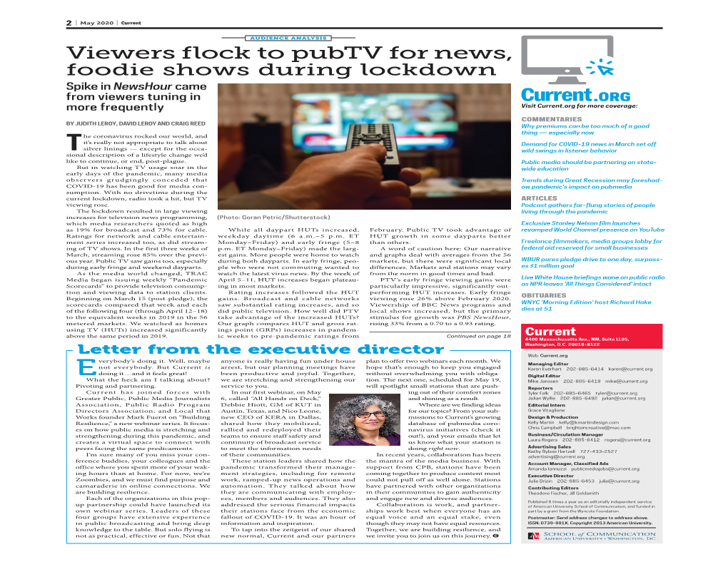 Viewers Flock to Pubtv for News