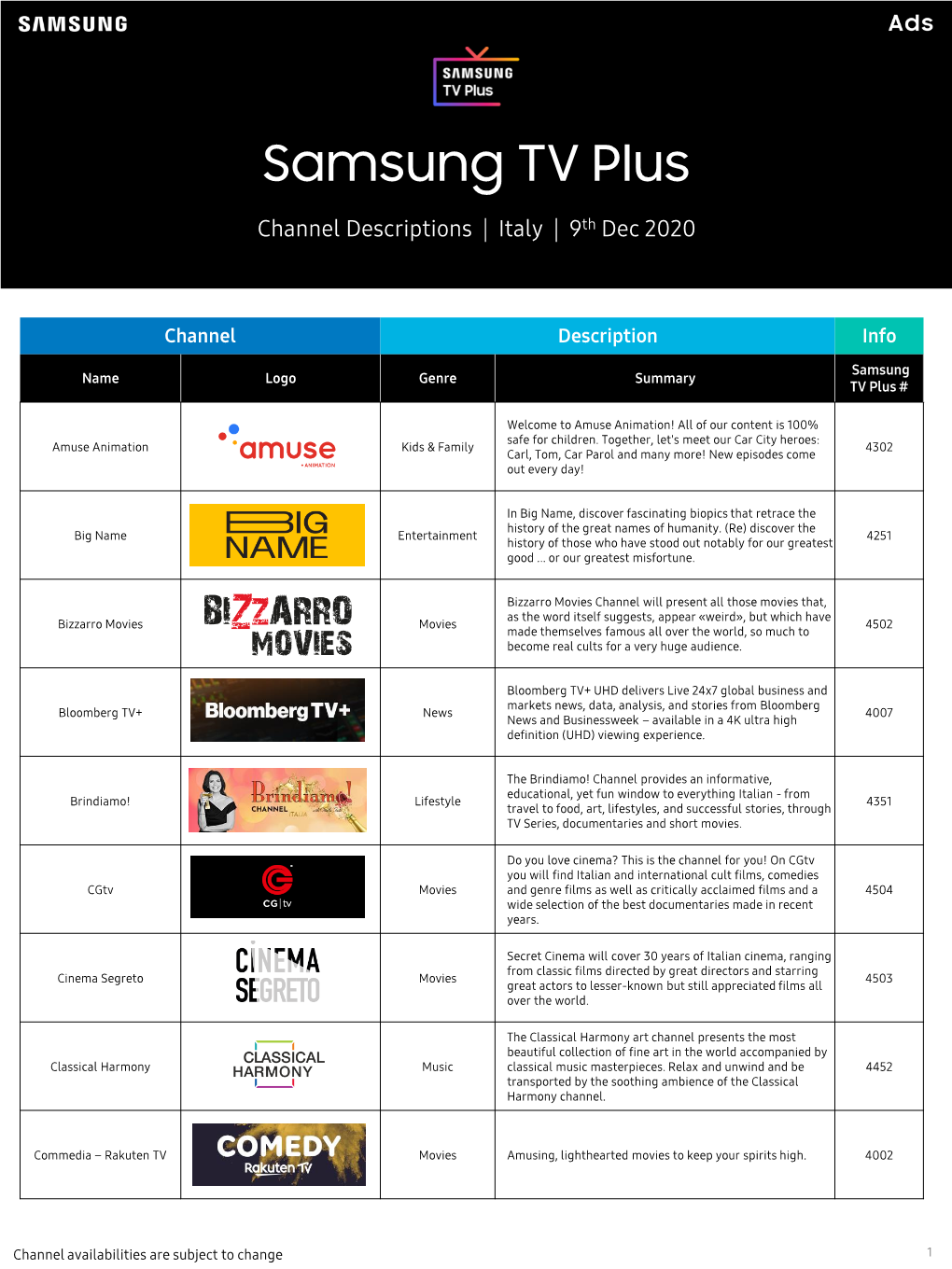 Samsung TV Plus