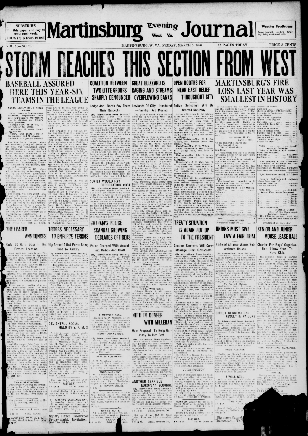 Tnuainted Cierloin Inspection District Try During 1020 Will Be Taken at the Floor the ] March 3.—All and in Instances Less Been Ordered Disbanded