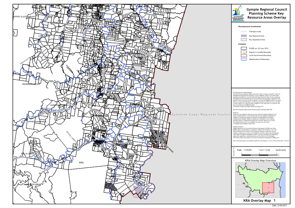 Gympie Regional Council Planning Scheme Key Resource Areas