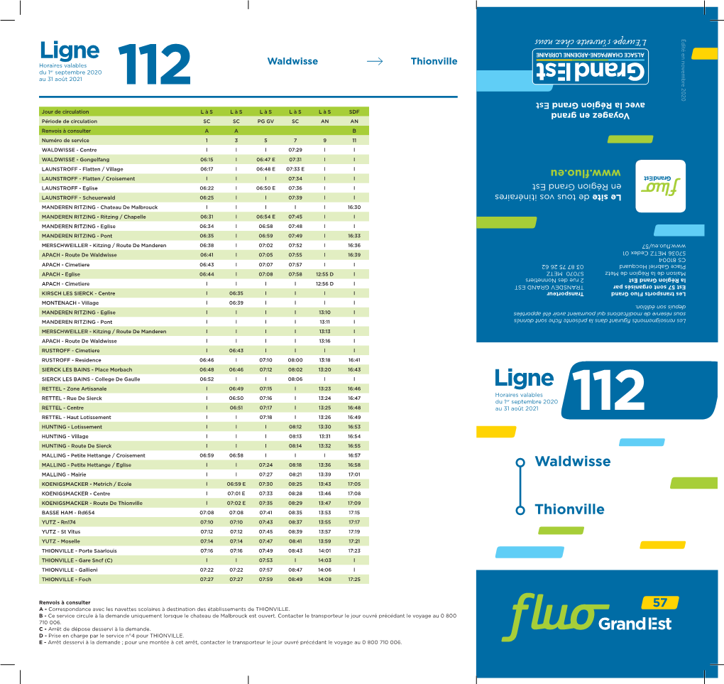 Waldwisse Thionville Du 1Er Septembre 2020