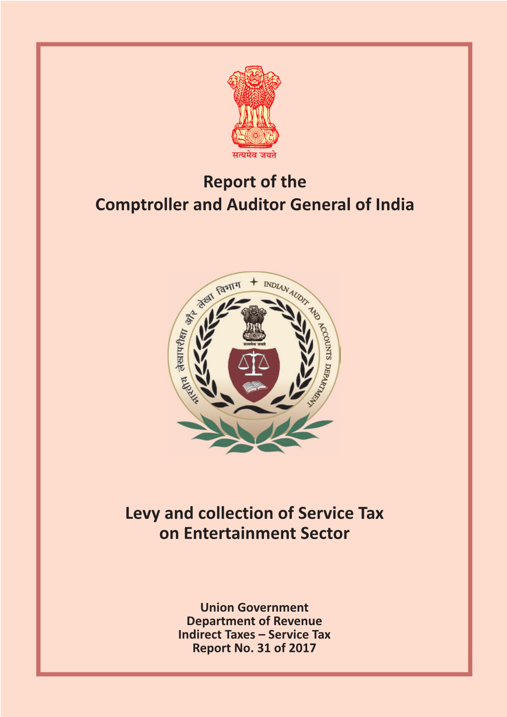 Performance Audit Union Government Levy and Collection Of