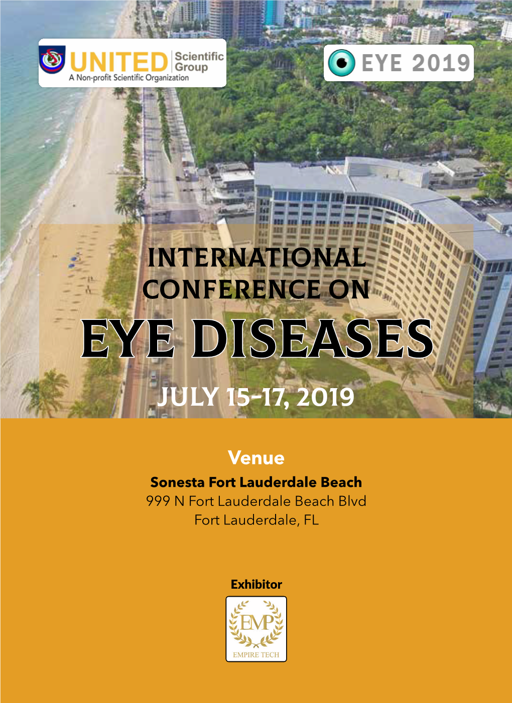 EYE DISEASES July 15-17, 2019