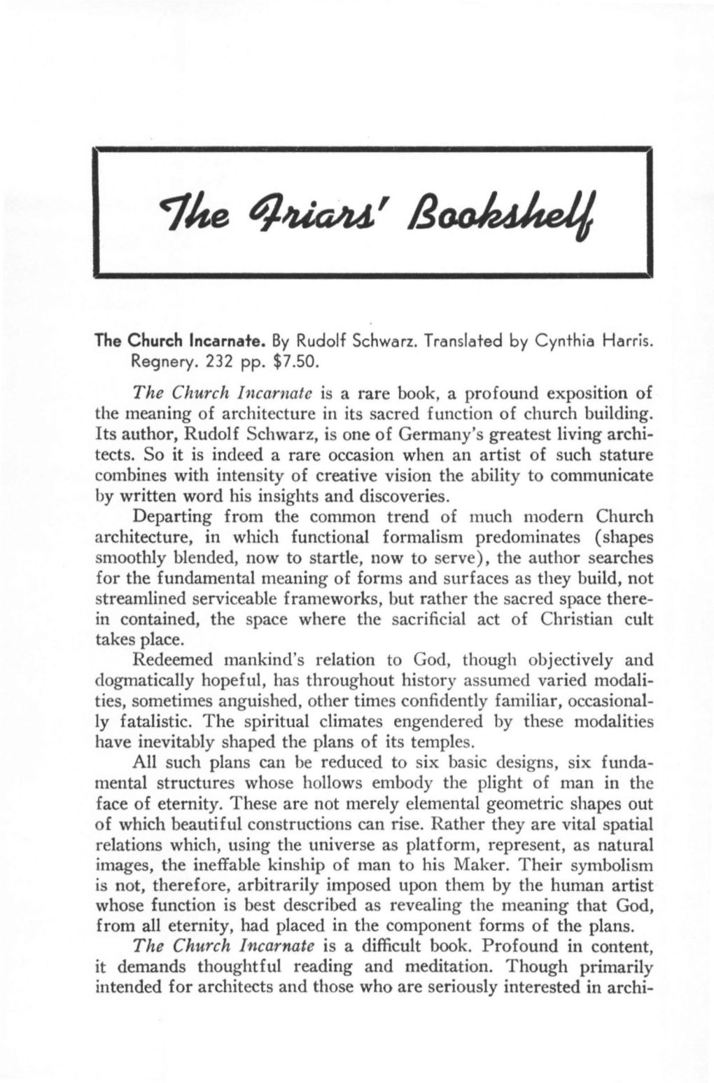 Friars' Bookshelf 53
