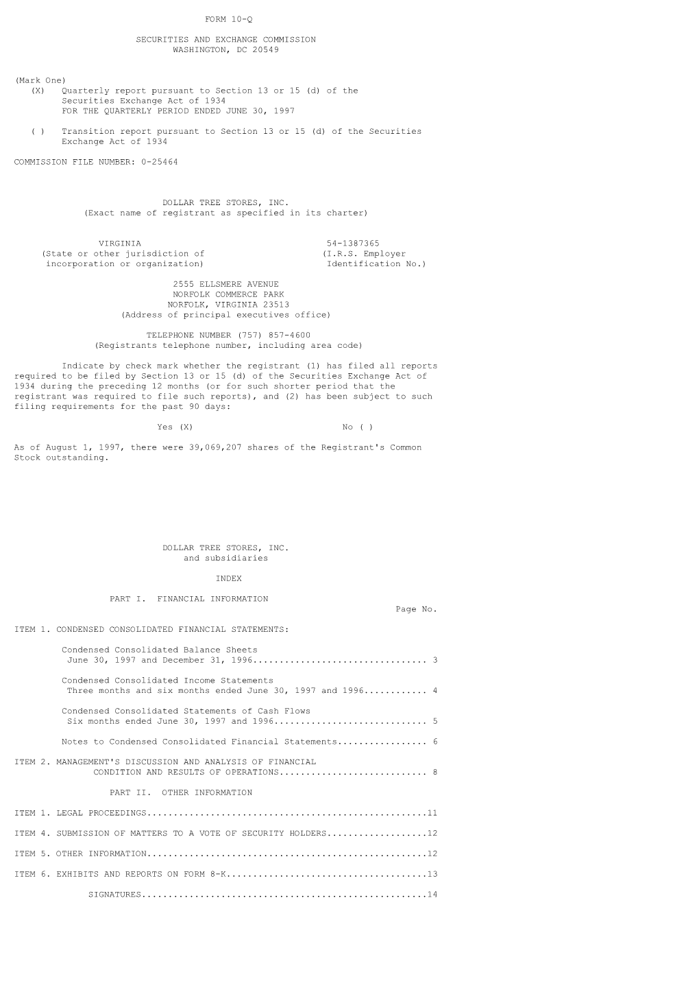 Form 10-Q Securities and Exchange