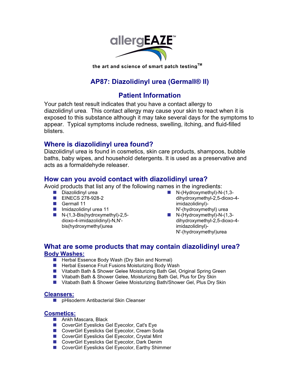 Diazolidinyl Urea (Germall® II)