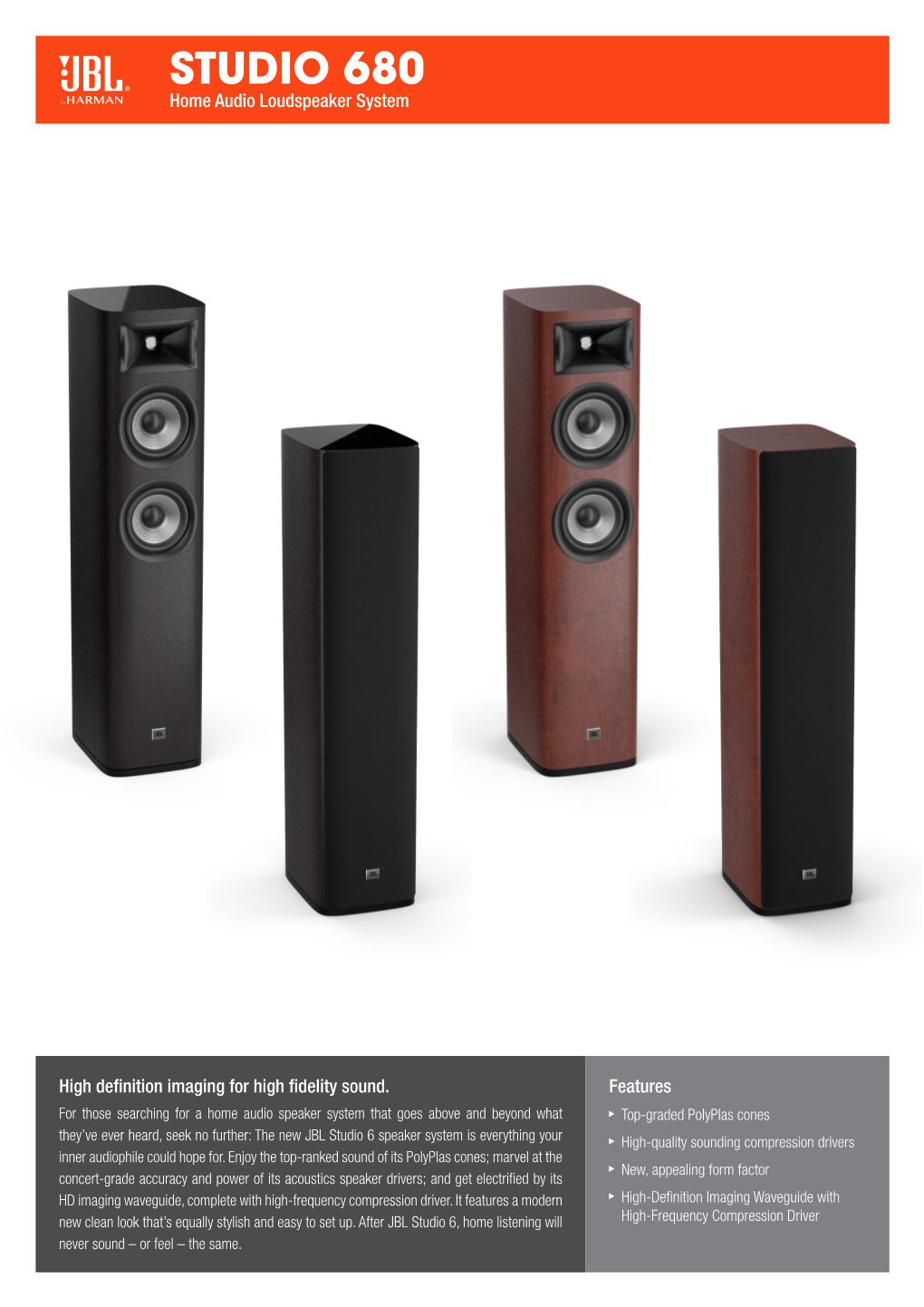 STUDIO 680 Home Audio Loudspeaker System