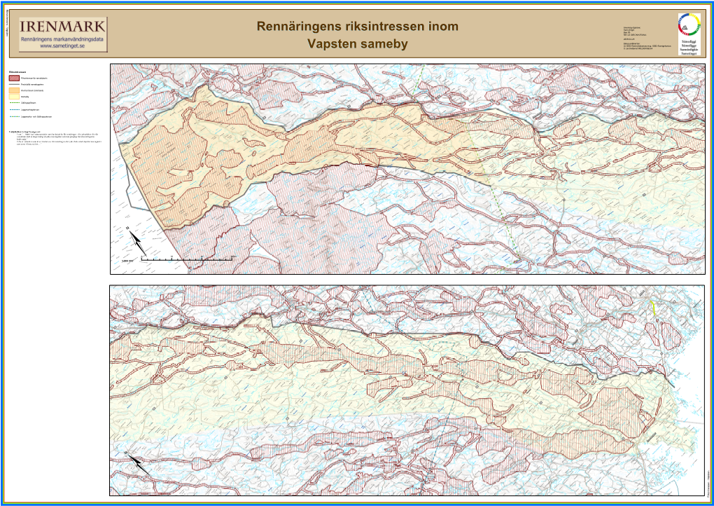 Rennäringens Riksintressen Inom Vapsten Sameby