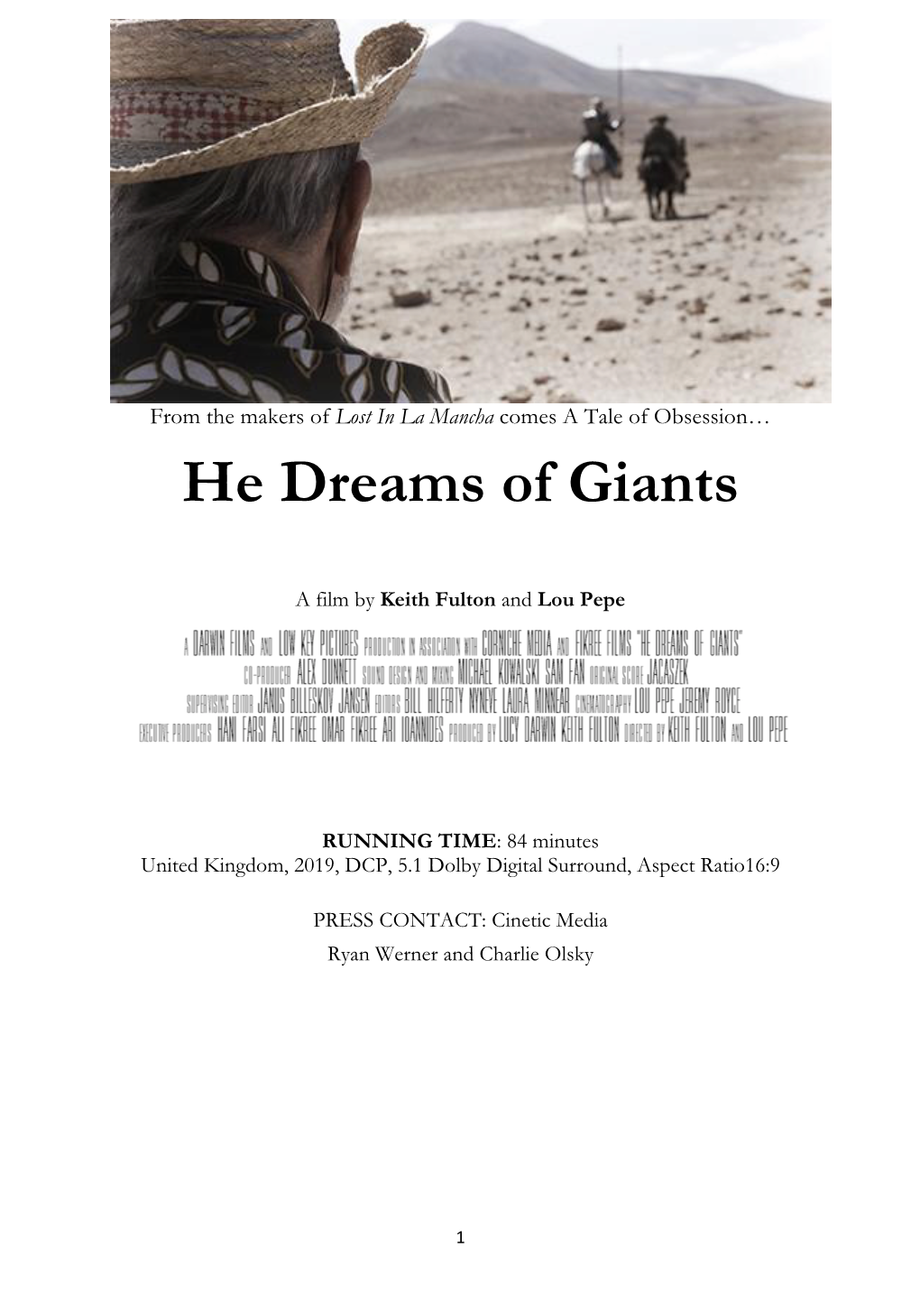 He Dreams of Giants