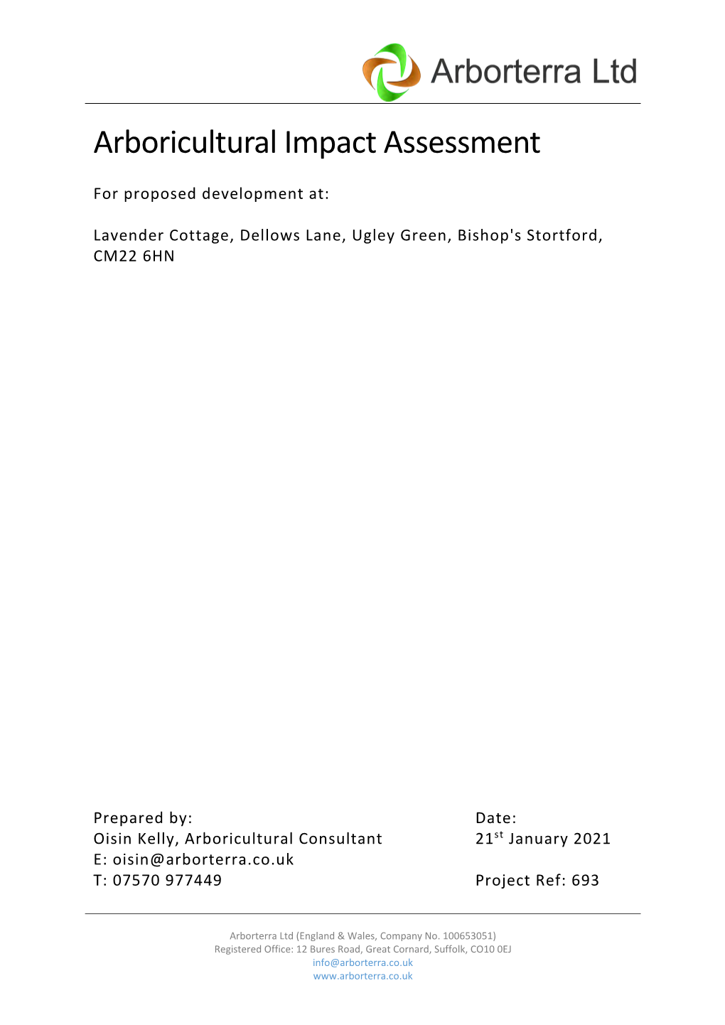 Arboricultural Impact Assessment