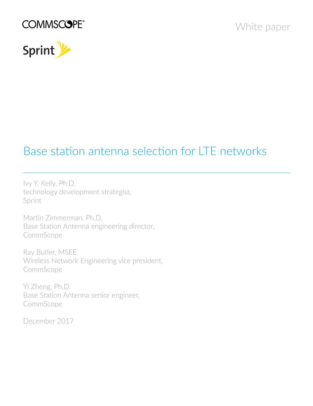 Base Station Antenna Selection for LTE Networks