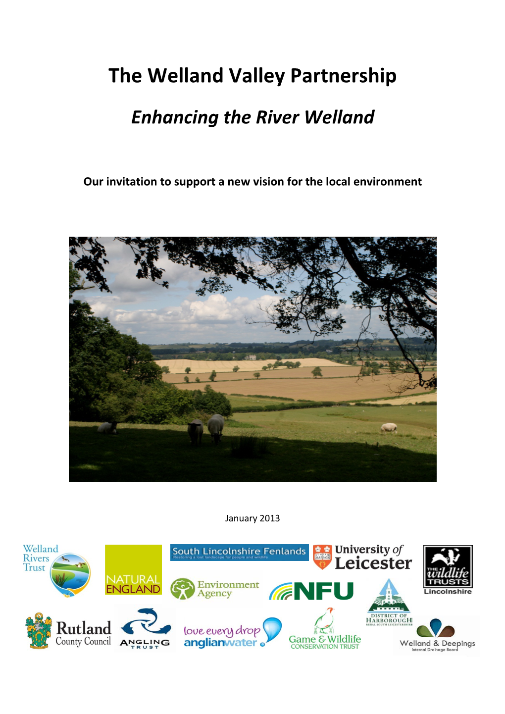 The Welland Valley Partnership River Improvement Plan