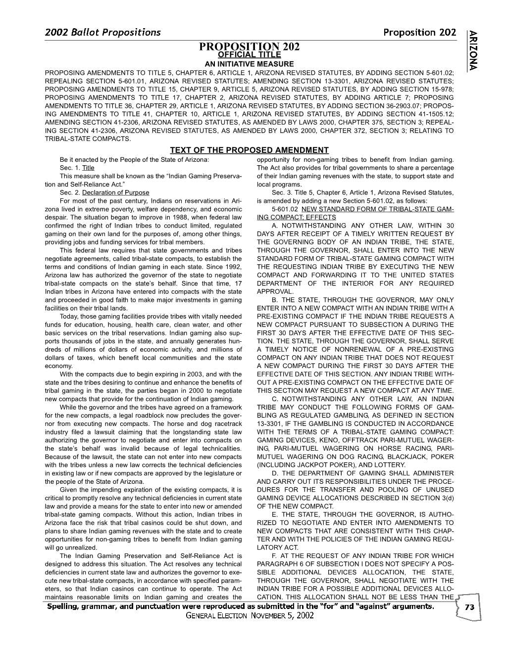 2002 Ballot Propositions