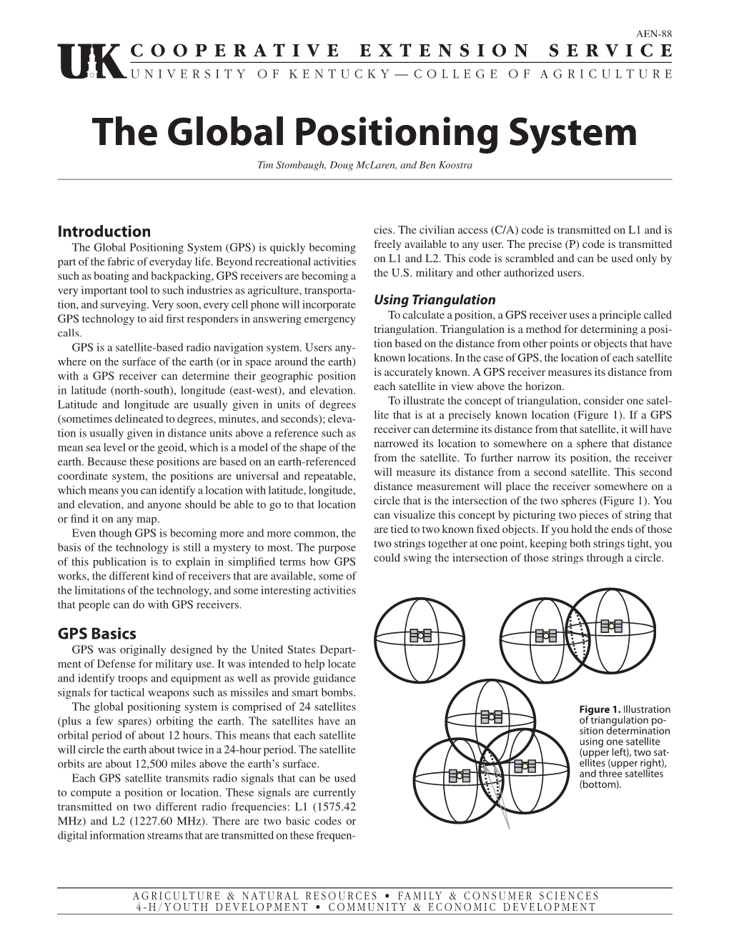 AEN-88: the Global Positioning System