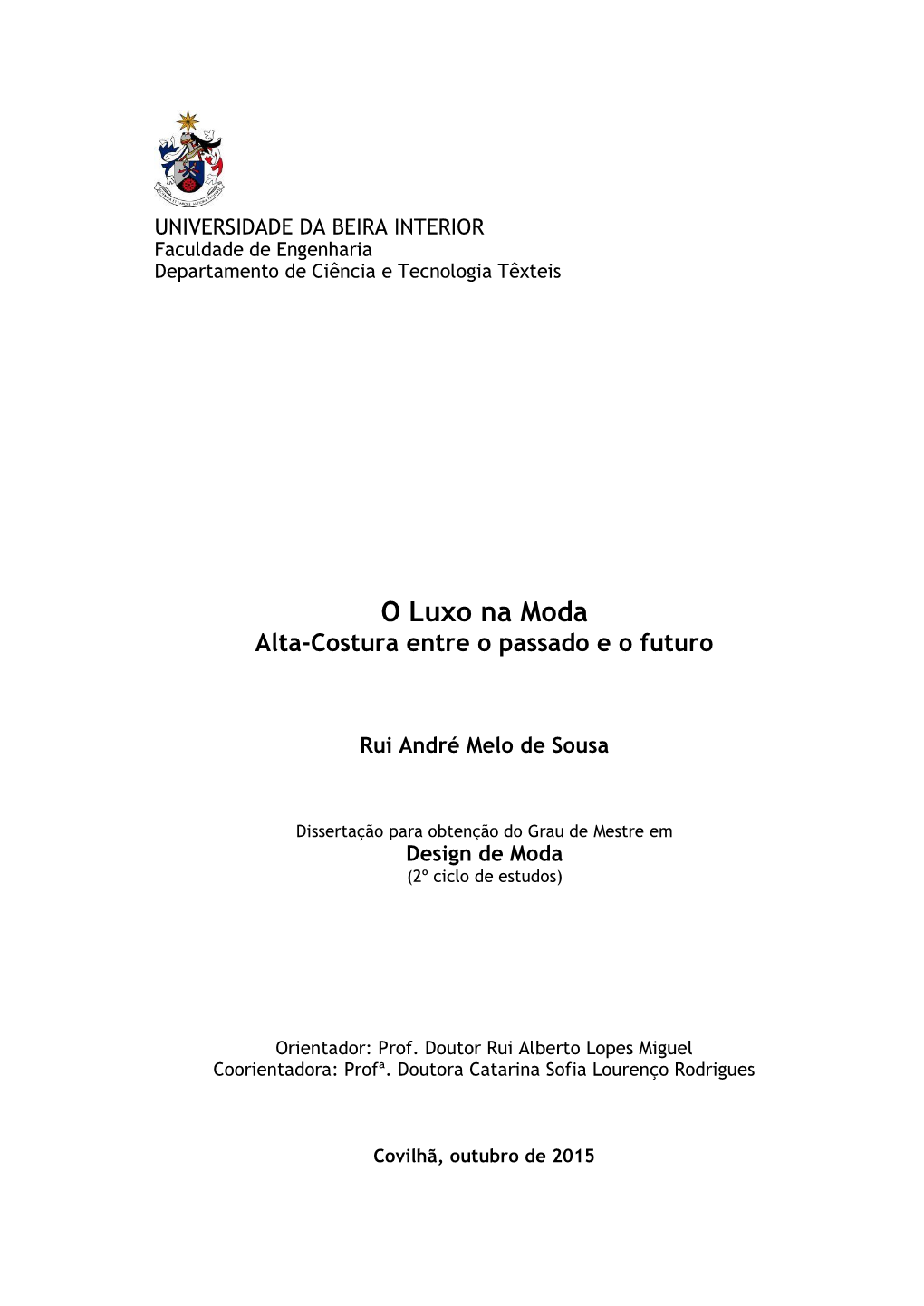 O Luxo Na Moda Alta-Costura Entre O Passado E O Futuro