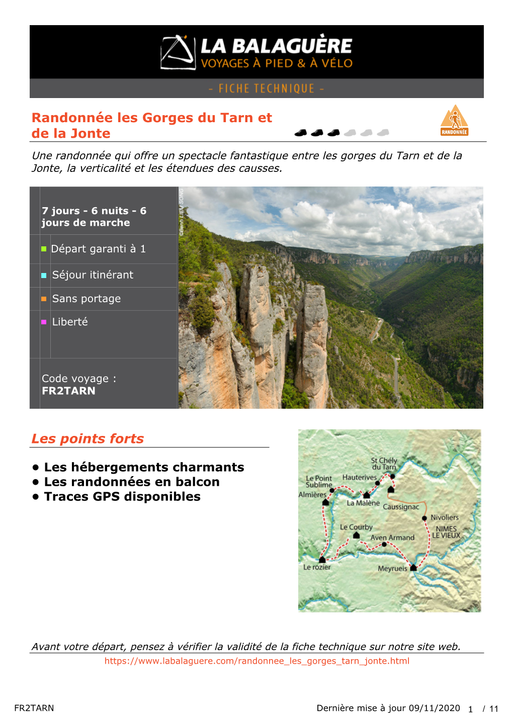 Randonnée Les Gorges Du Tarn Et De La Jonte Les Points Forts