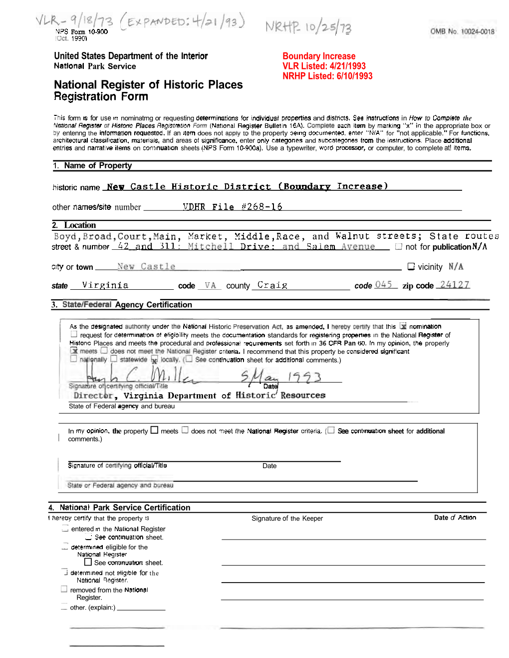 National Register of Historic Places Registration Form