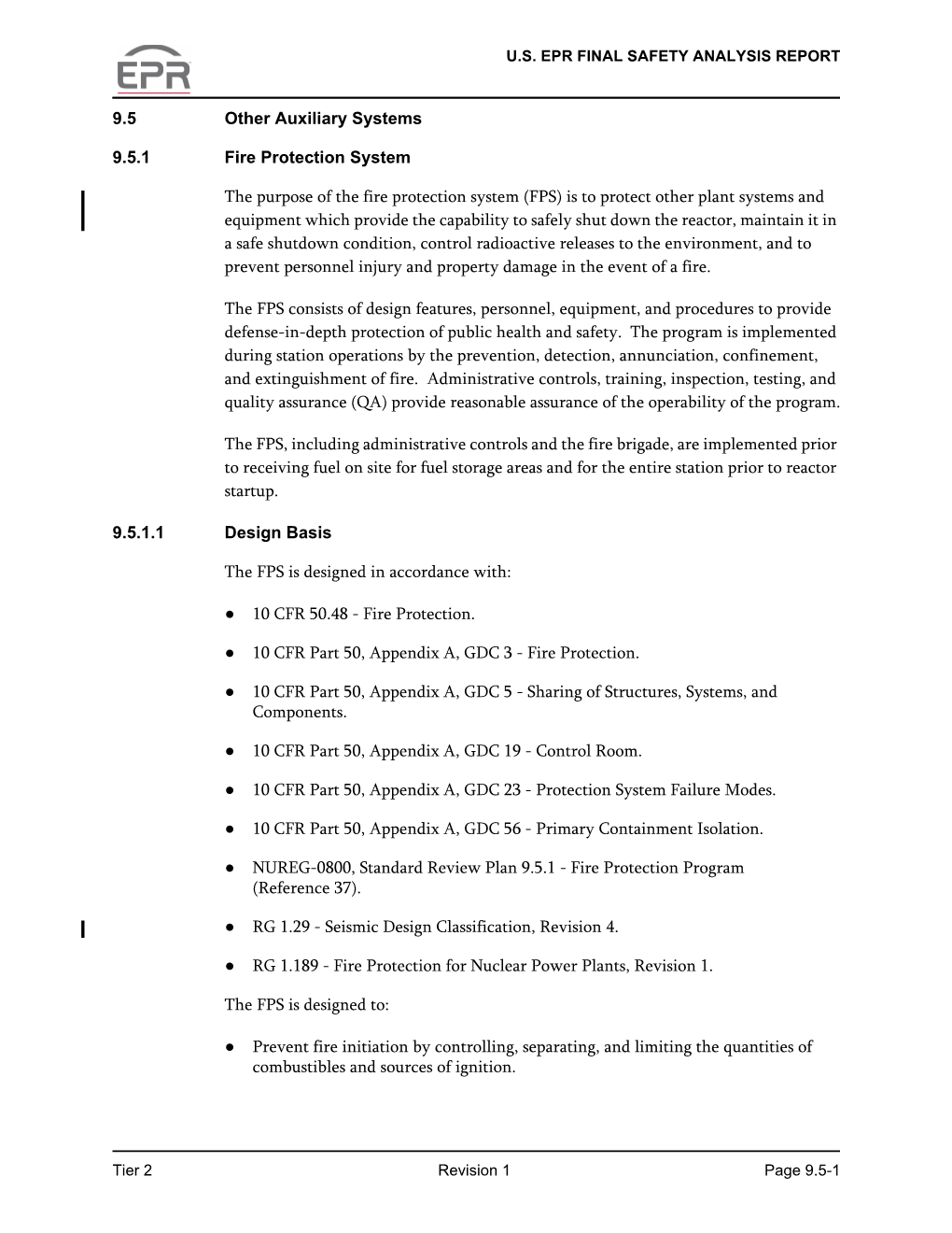 AREVA Design Control Document Rev. 1