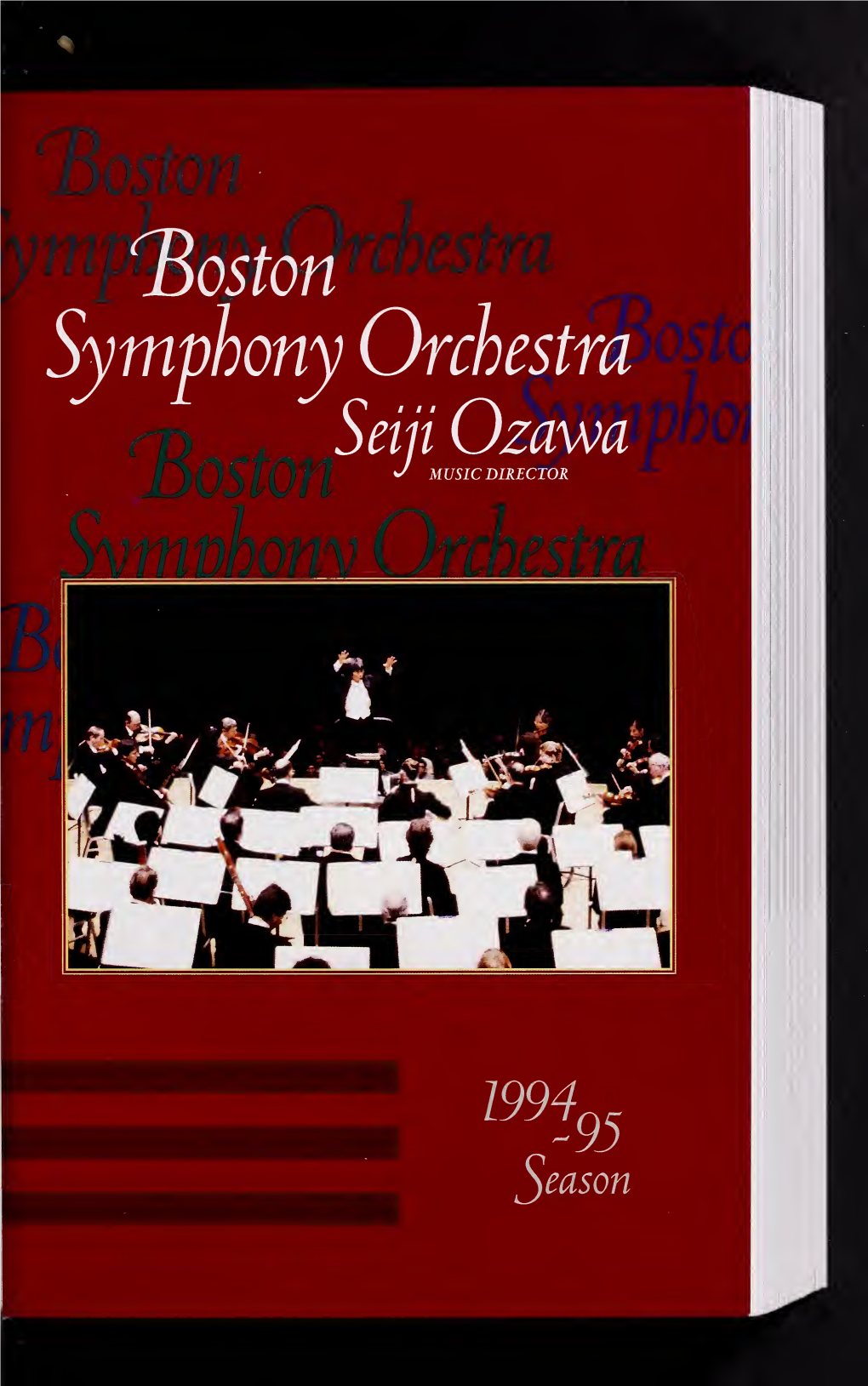 Boston Symphony Orchestra Concert Programs, Season 114, 1994-1995