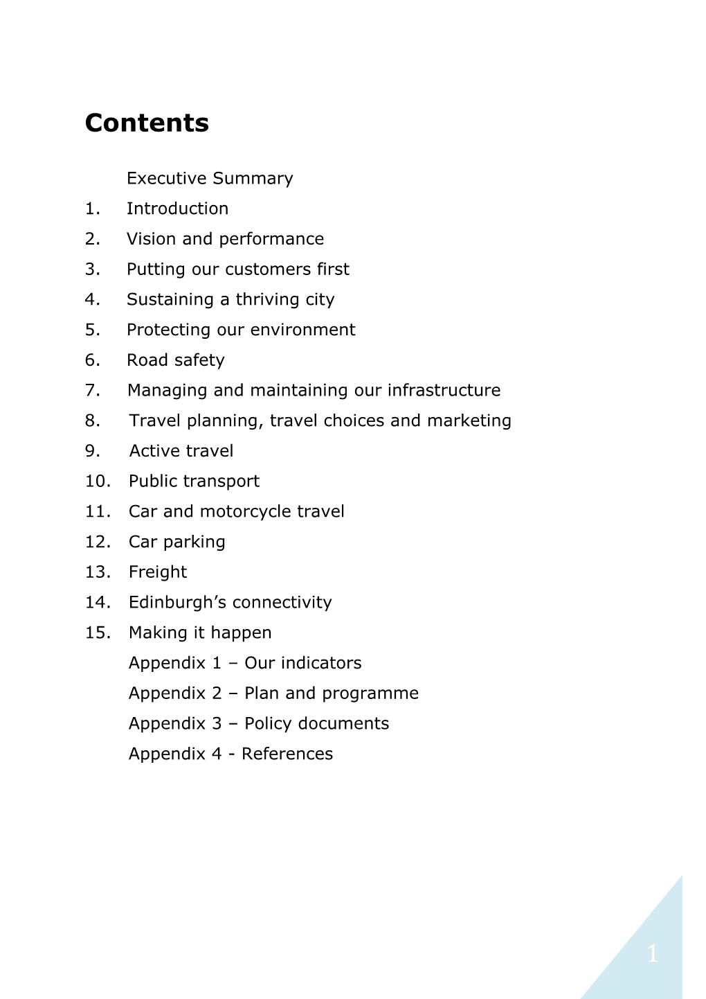 Local Transport Strategy Draft