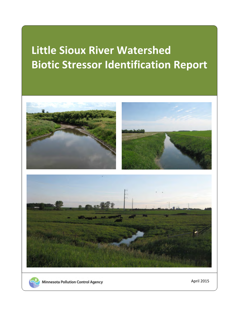 Little Sioux River Watershed Biotic Stressor Identification Report