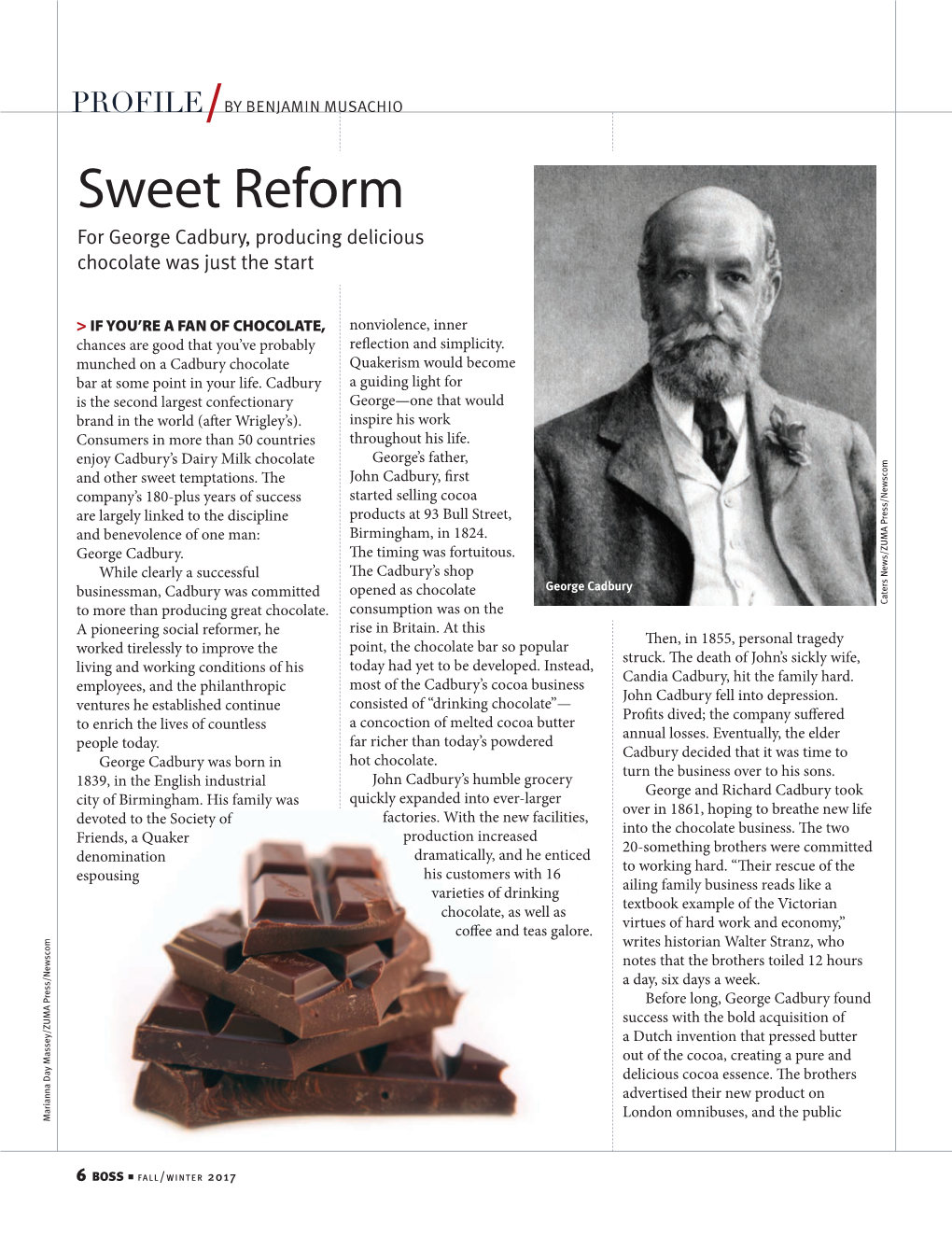Sweet Reform for George Cadbury, Producing Delicious Chocolate Was Just the Start